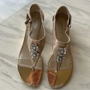 Bandolino gold sandals. Size 10